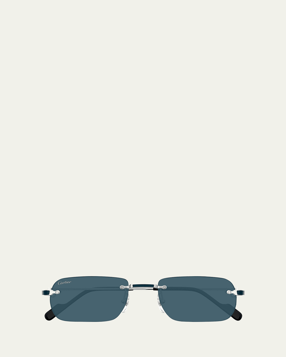 Men's Nylon and Metal Oval Sunglasses