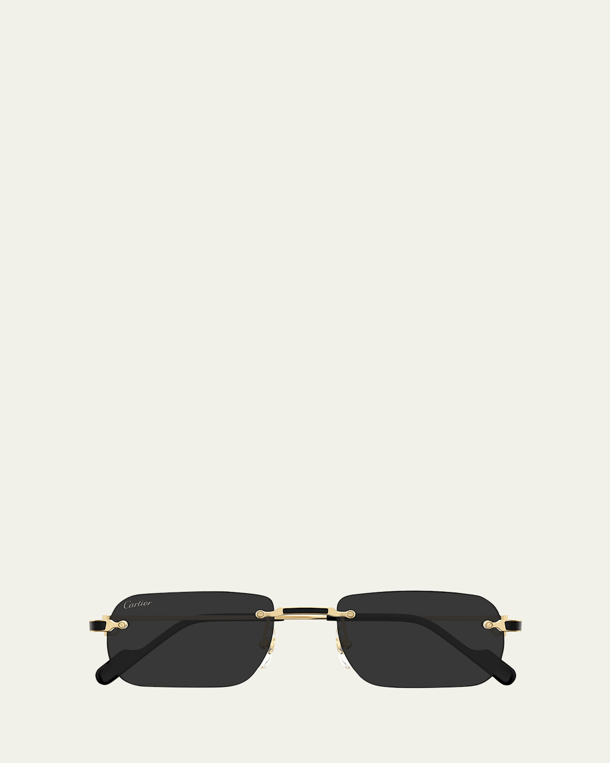 Men's Nylon and Metal Oval Sunglasses