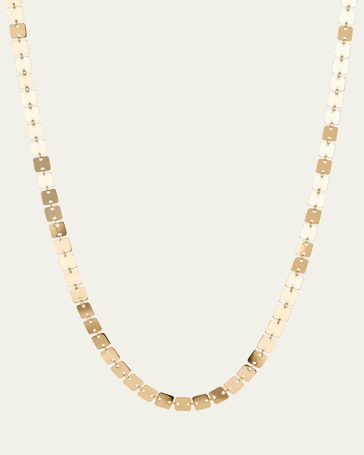 Lana 14K Yellow Gold Laser Square Chain Necklace