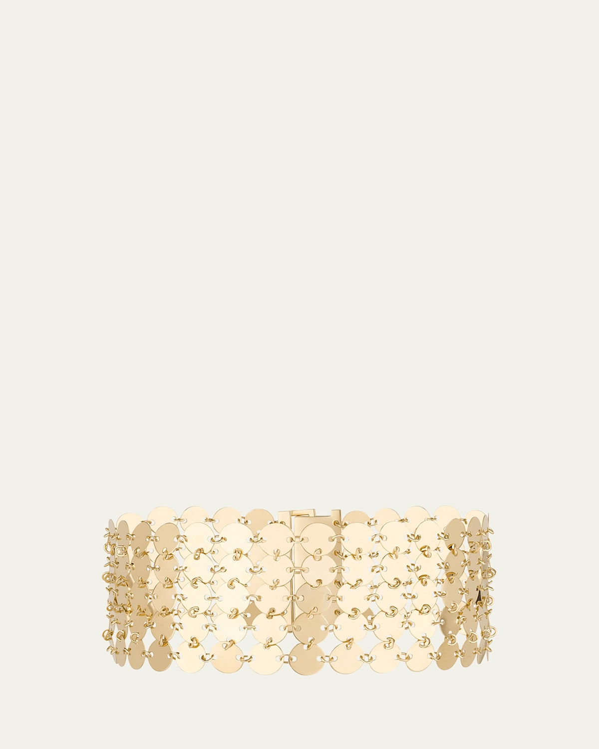 Lana 14K Yellow Gold Laser Mega Chainmail 5-Row Bracelet | Thumbnail 4