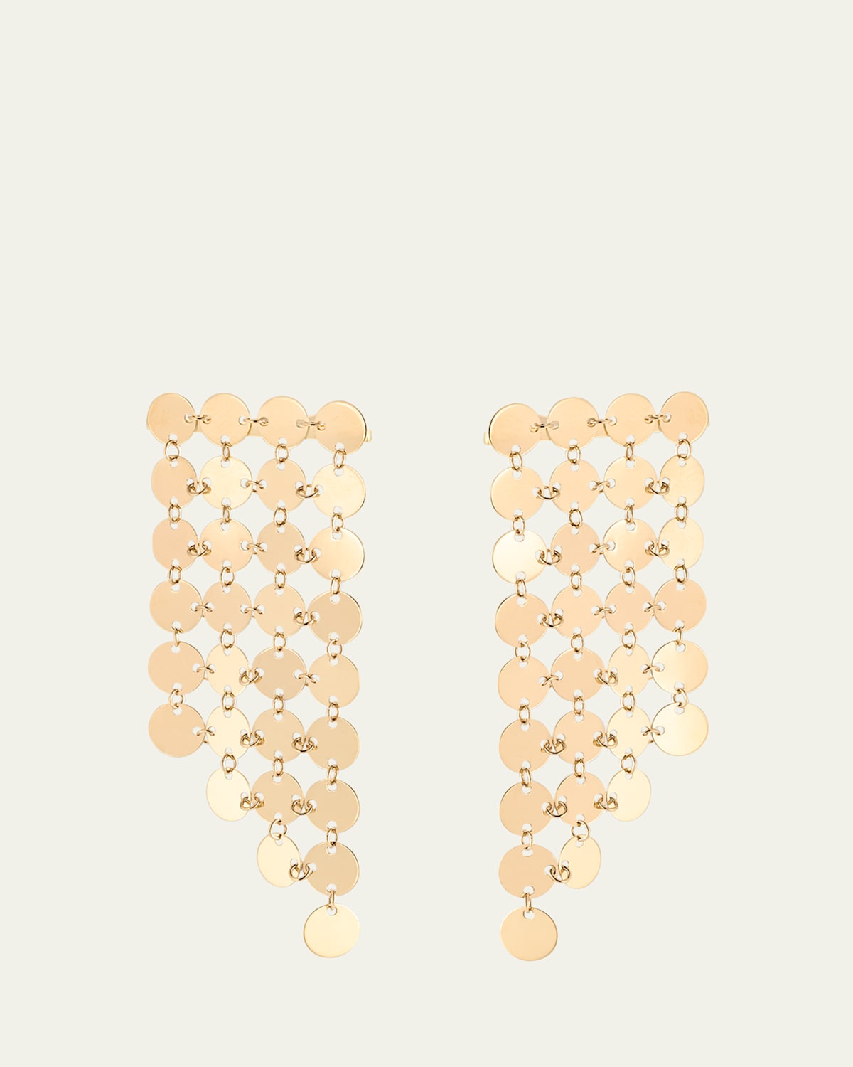 24mm Curved Hoop Earrings in 14K Yellow Gold