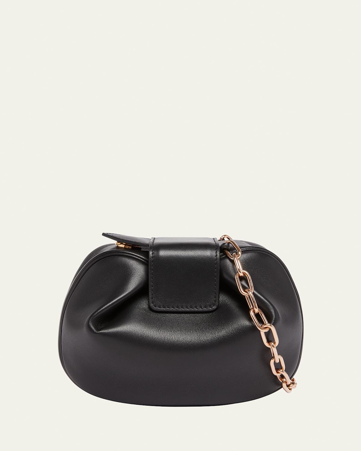 Demi Lamb Leather Clutch Bag