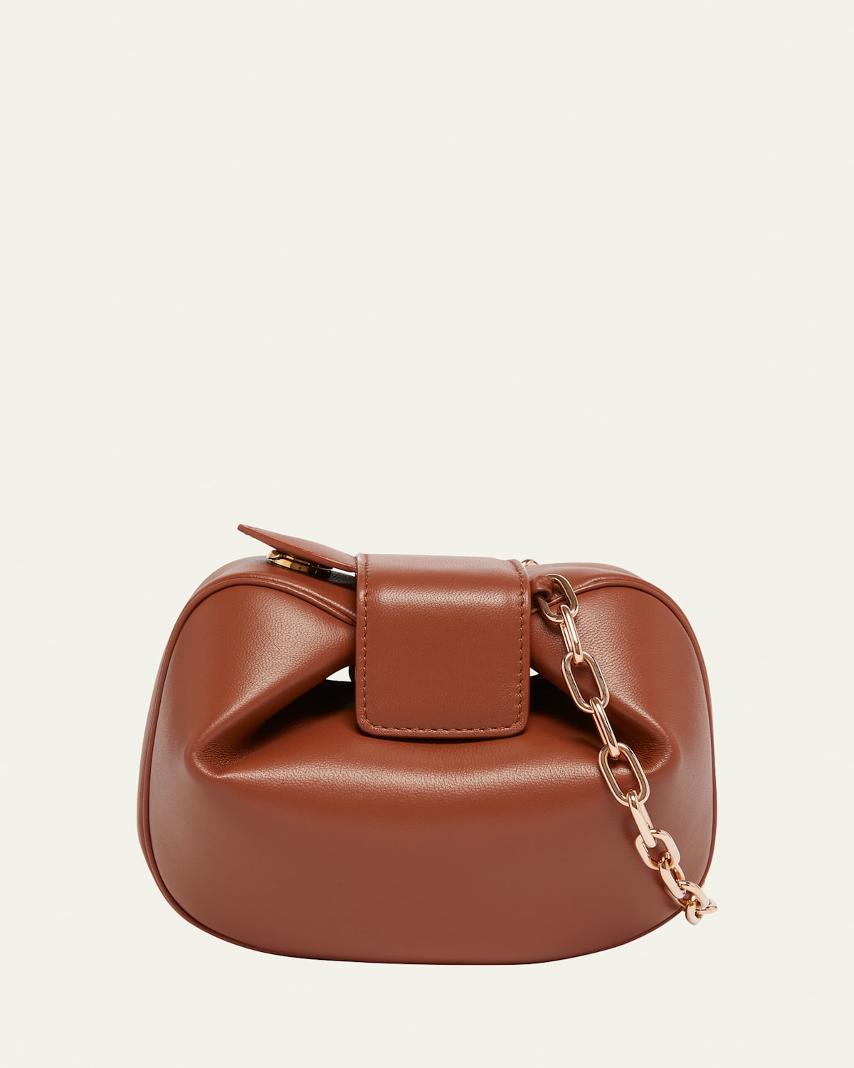 Demi Lamb Leather Clutch Bag