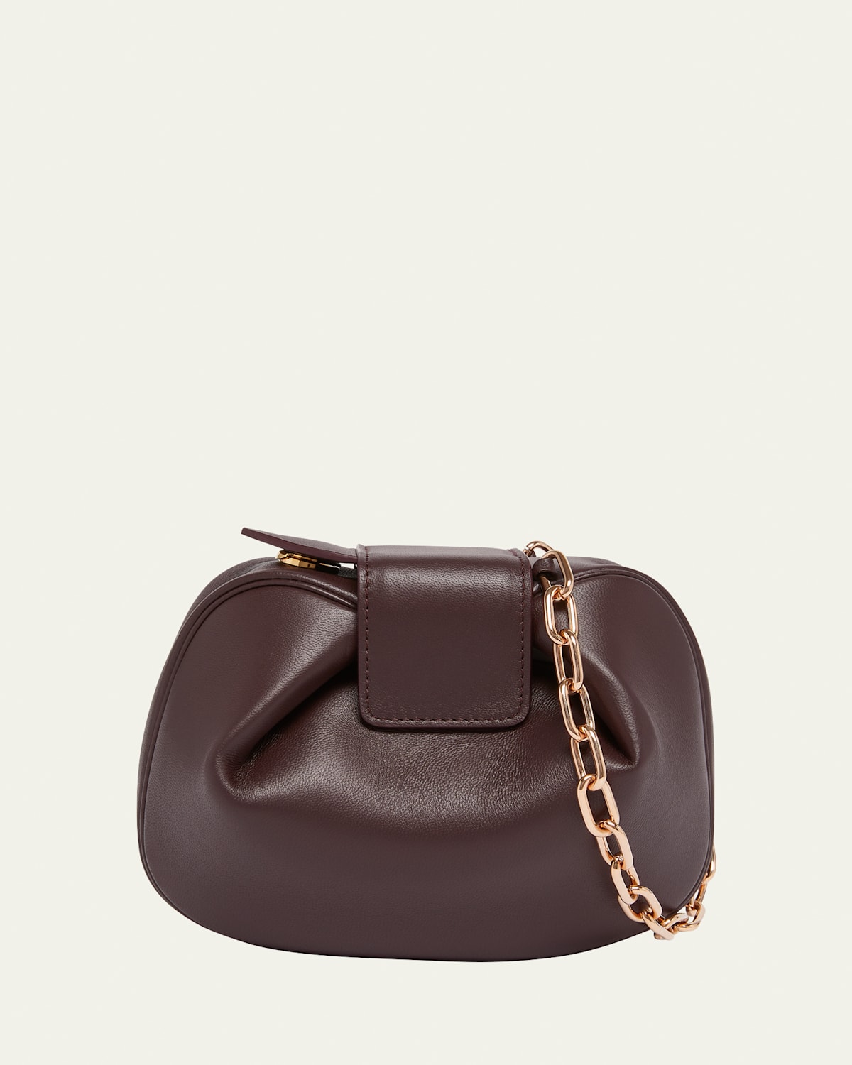 Demi Lamb Leather Clutch Bag