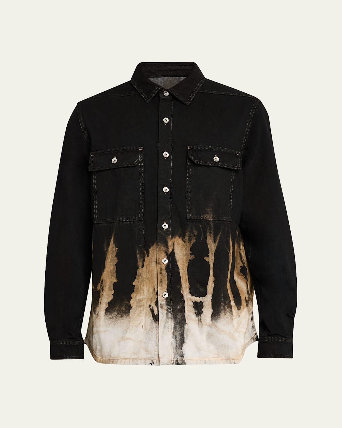 Men's Flame Denim Overshirt