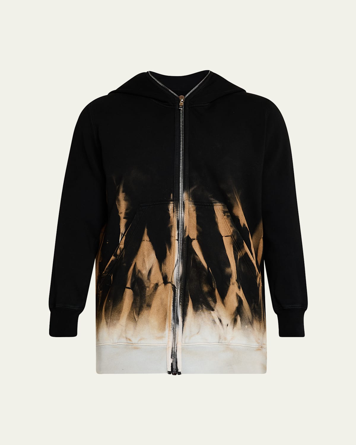Men's Flame Terry Zip Hoodie