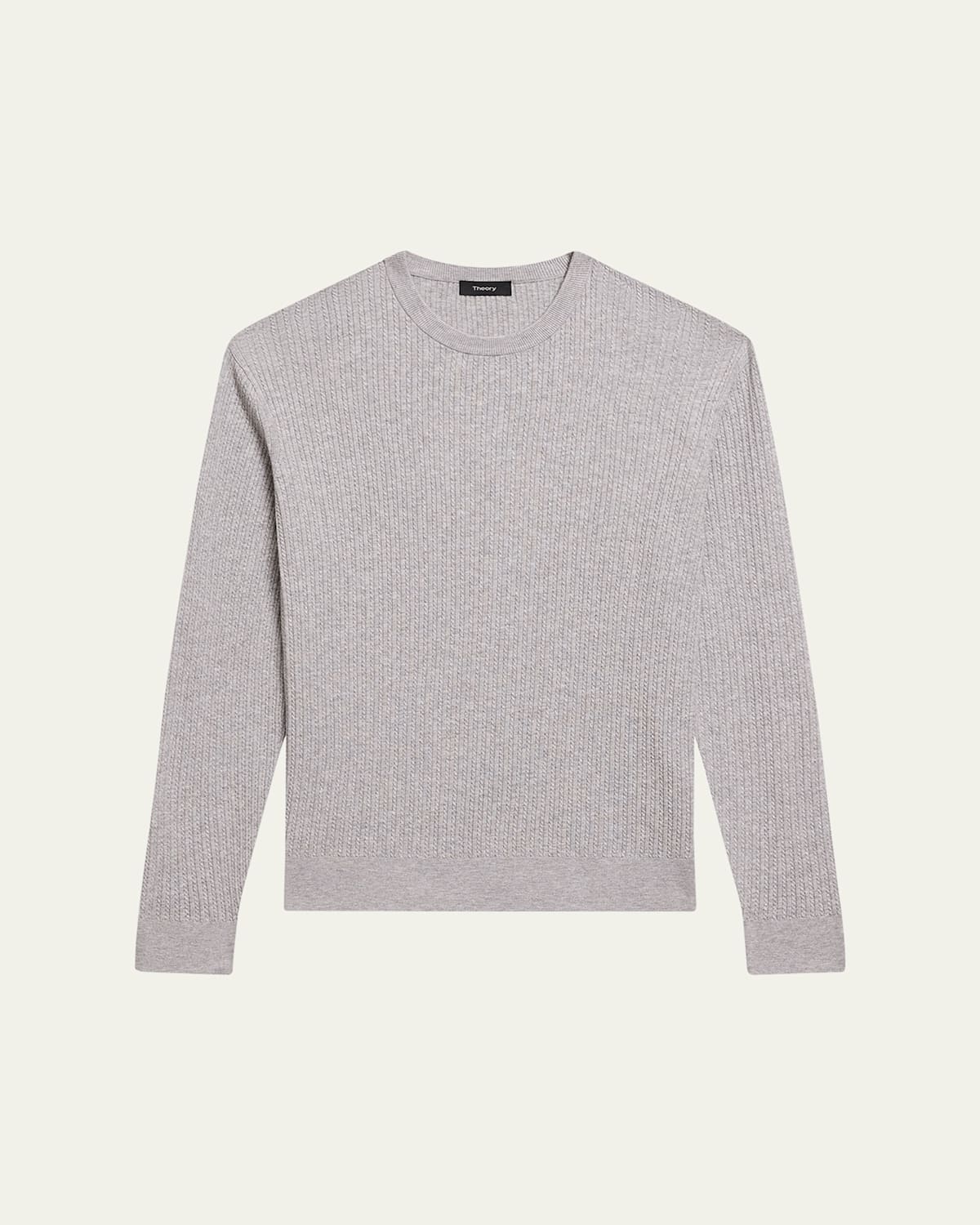 Men's Riland Cable-Knit Crewneck Sweater