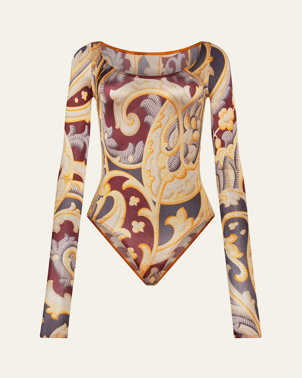 x Etro Paisley-Print Cheeky Bodysuit