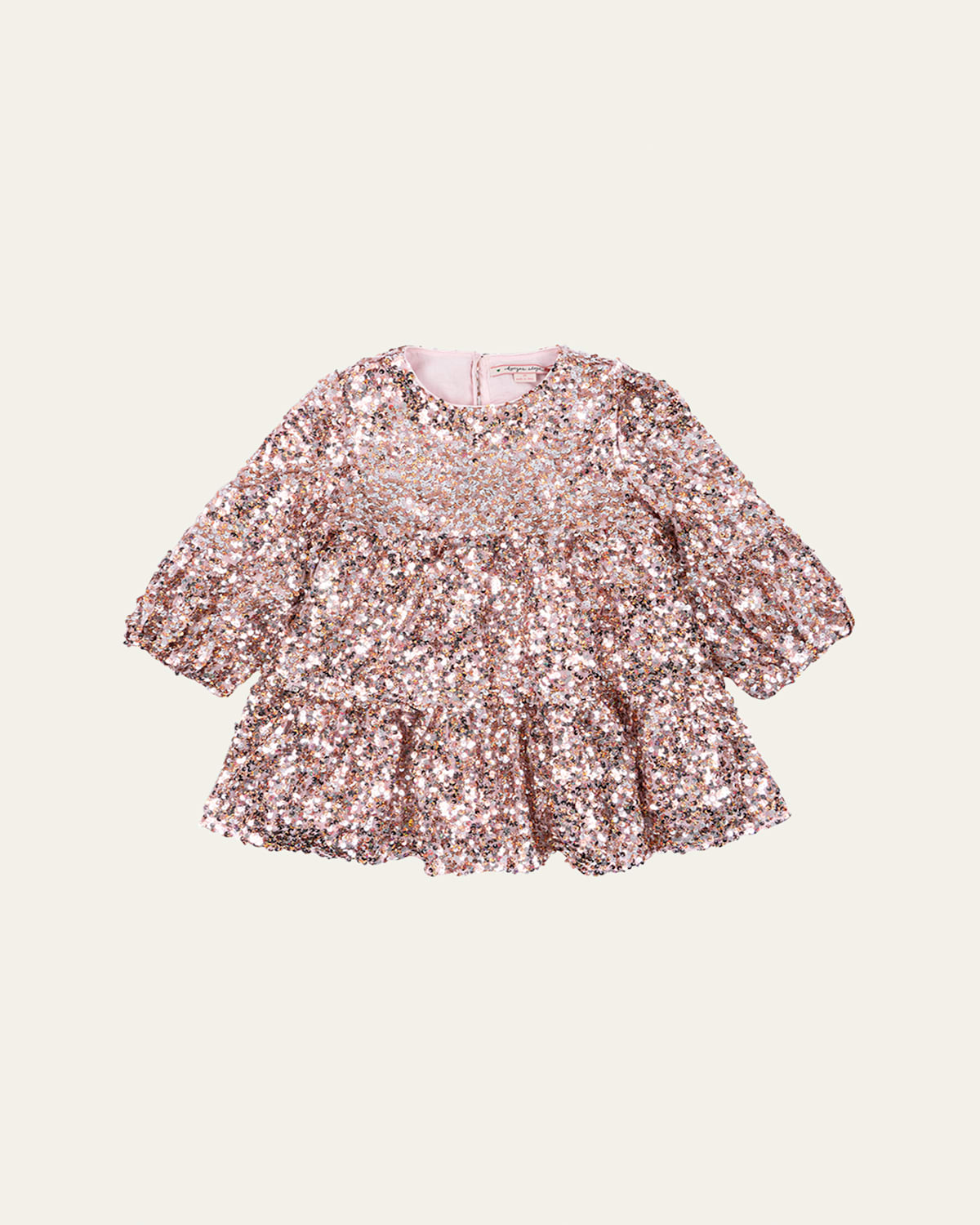 Girl's Lila Sequin Dress, Size 18M-10