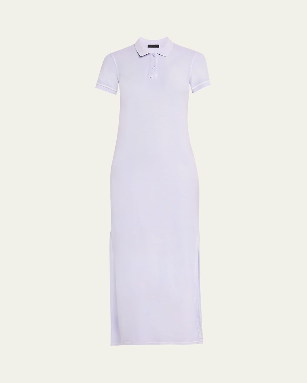 Pique with Wash Short-Sleeve Polo Dress