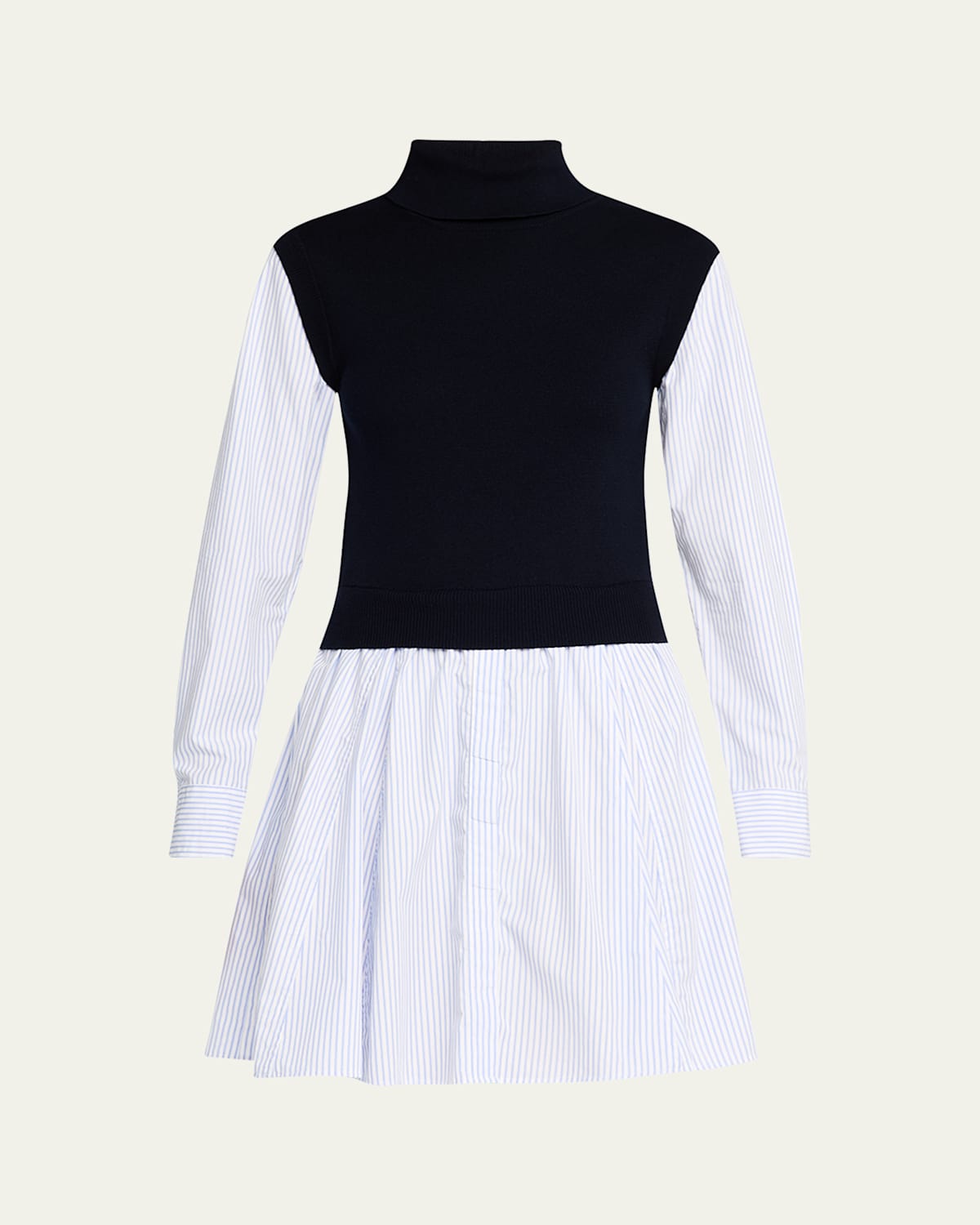 Cressida Mixed-Media Dress