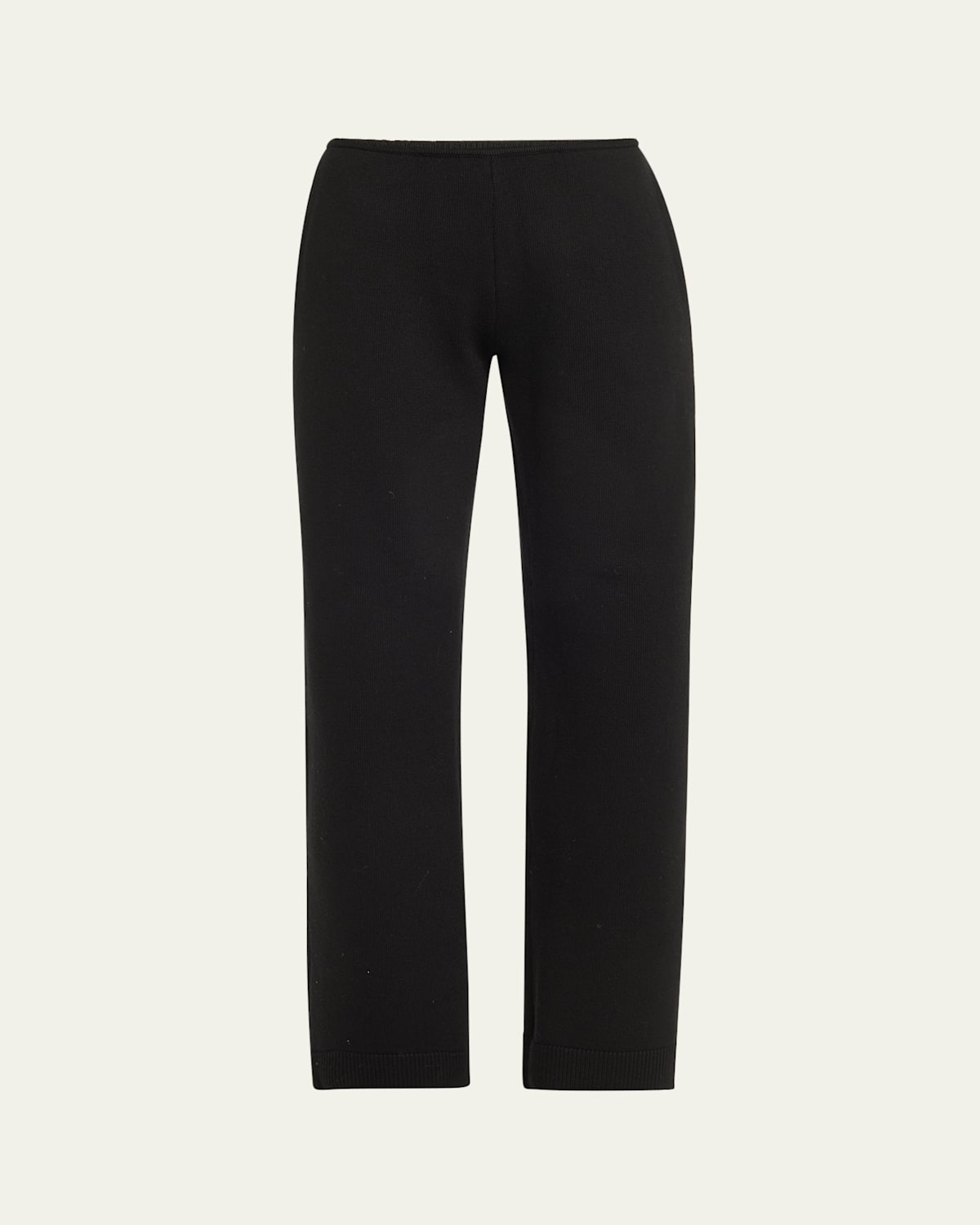 High Waisted Wool Trousers