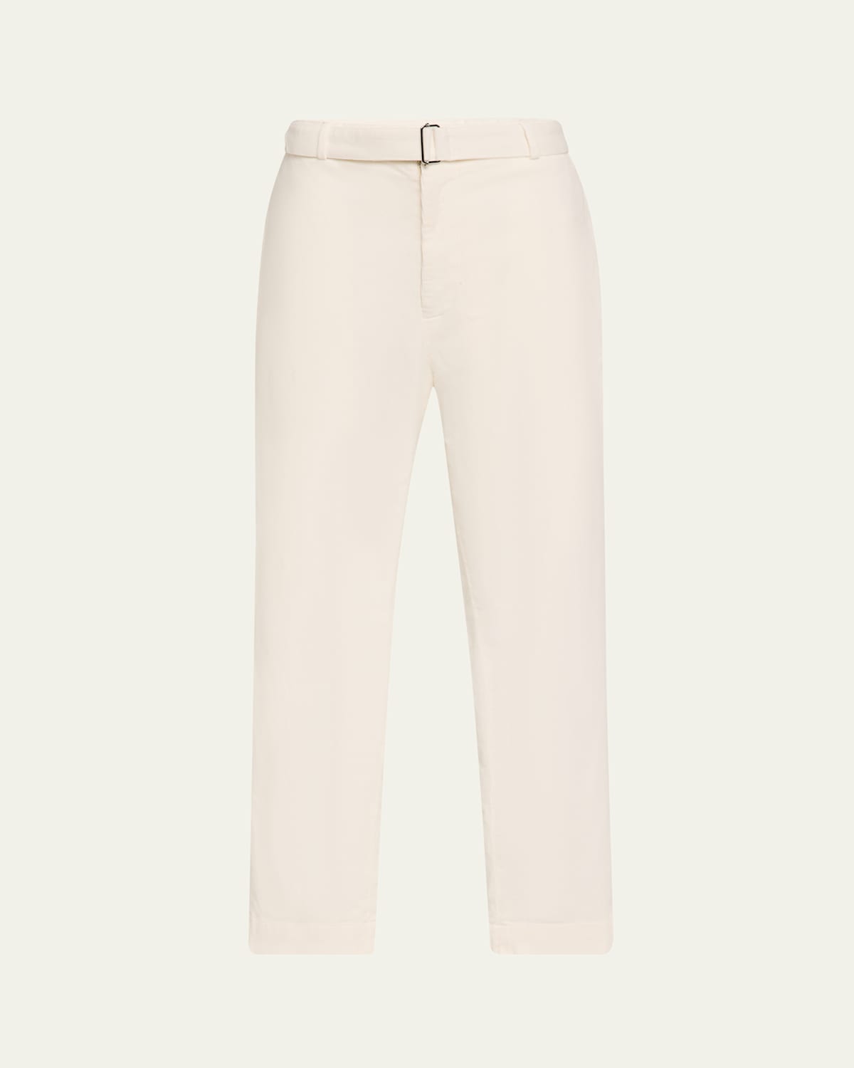 OFFICINE GENERALE MEN'S OWEN CORDUROY SELF-BELT PANTS 