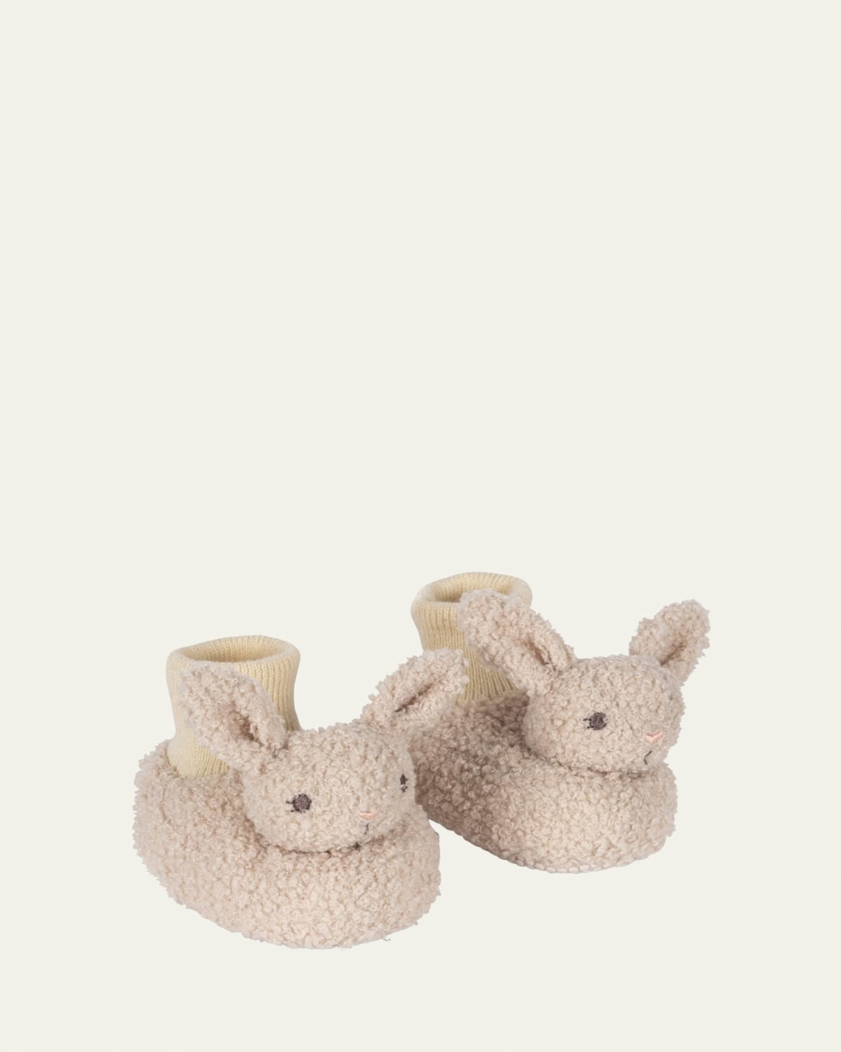 KONGES SLOJD GIRL'S FUZZY BUNNY FOOTIES, BABIES 