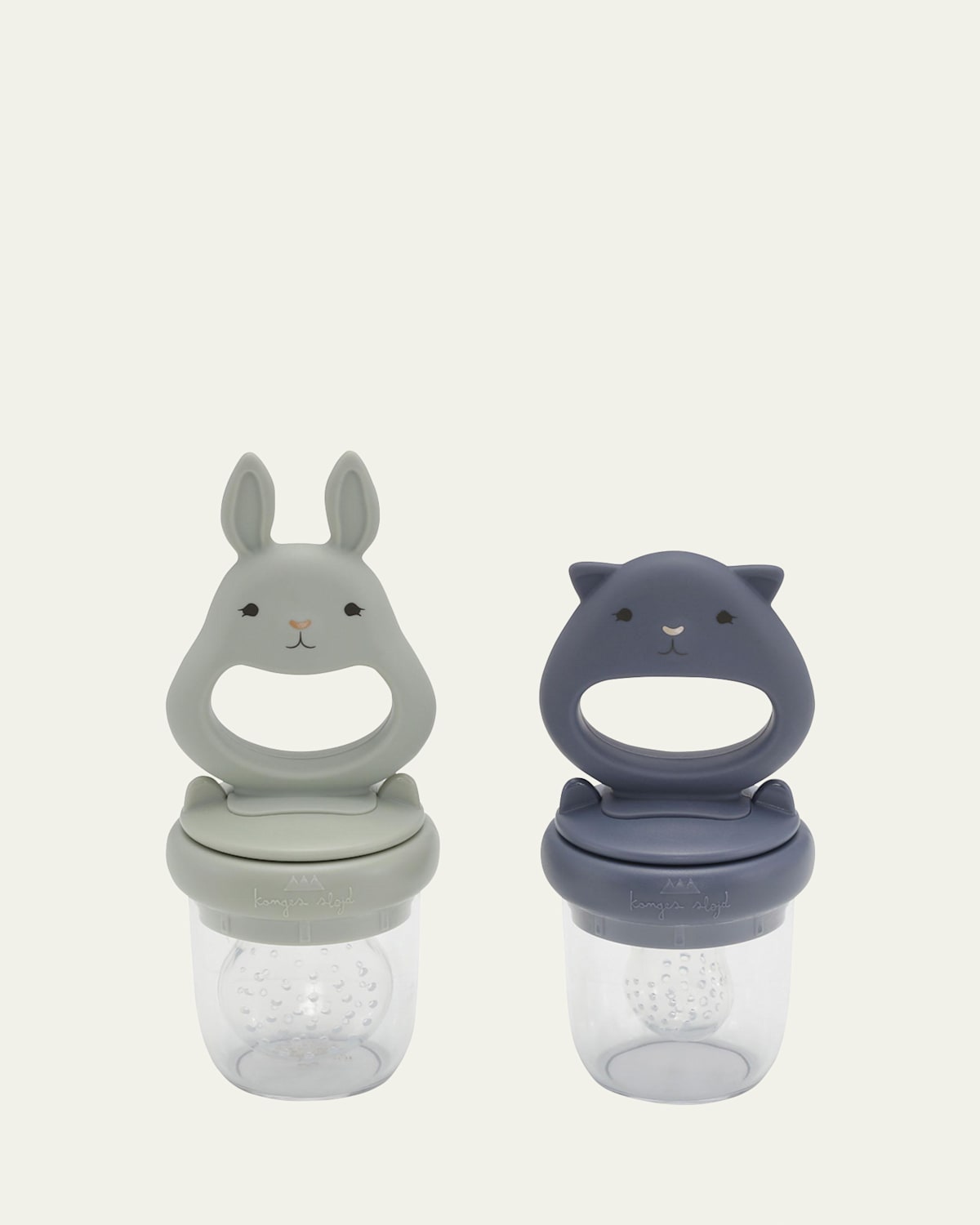 Kid's Silicone Fruit-Feeding Pacifiers, Set of 2