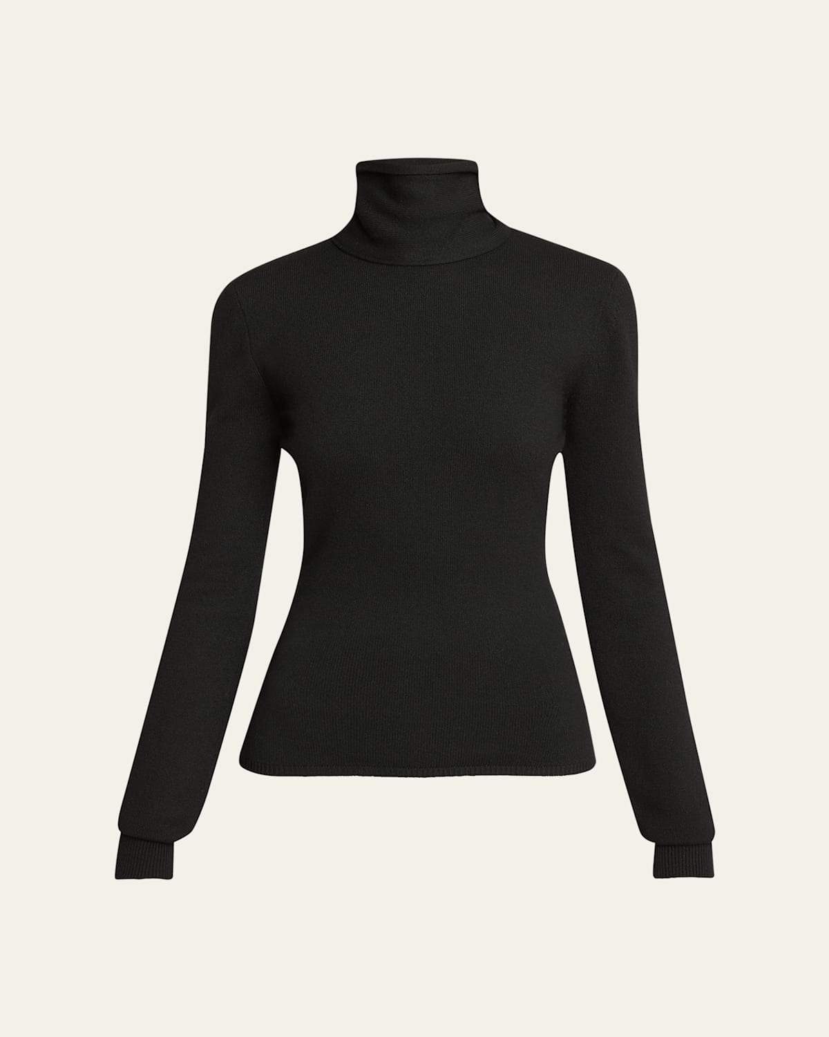 Givenchy High Neck Open-back Wool Cashmere Sweater In Black