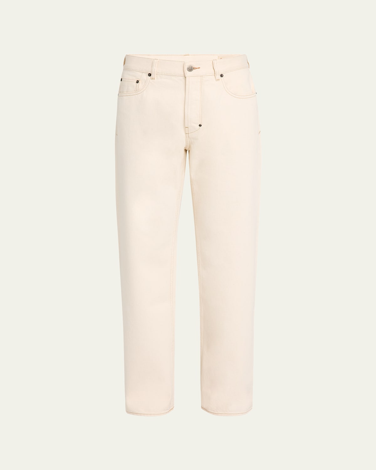 Men's Waxed Cotton Five-Pocket Pants