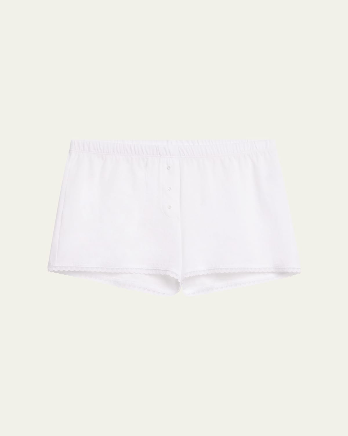 Anji Lace-Trim Cotton Boxers