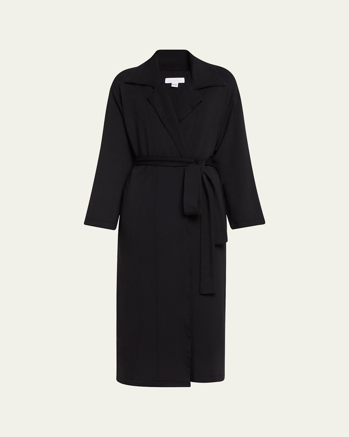 Brigitte Lace-Trim Robe