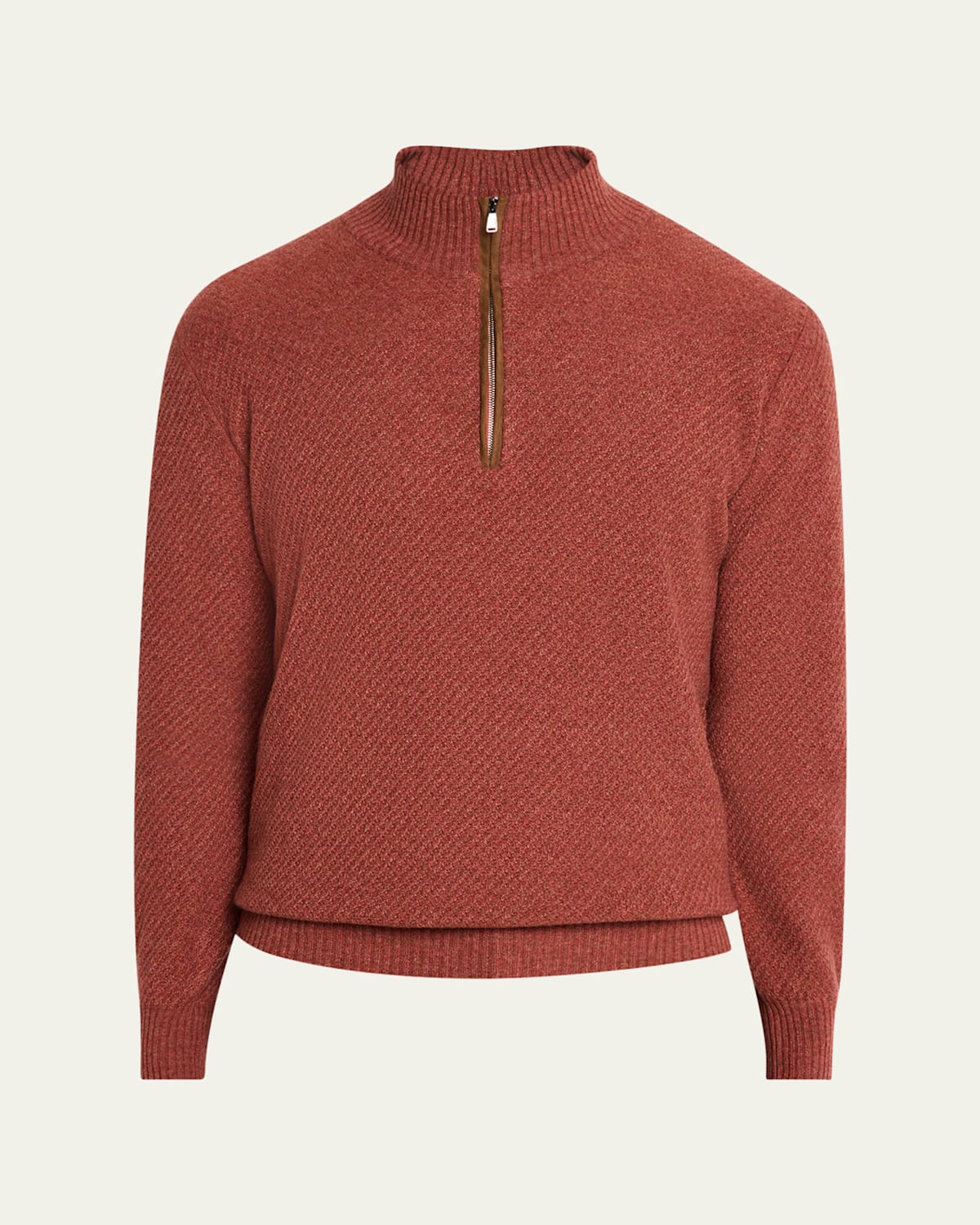 Men's Cashmere Half-Zip Sweater