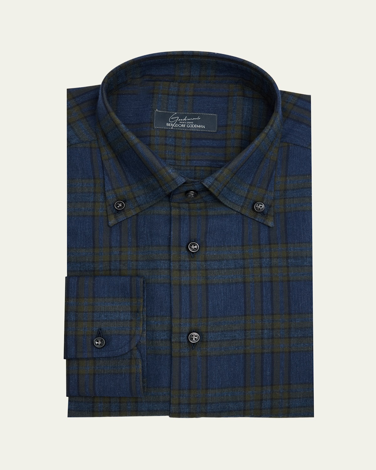 Men's Cotton Plaid Sport Shirt