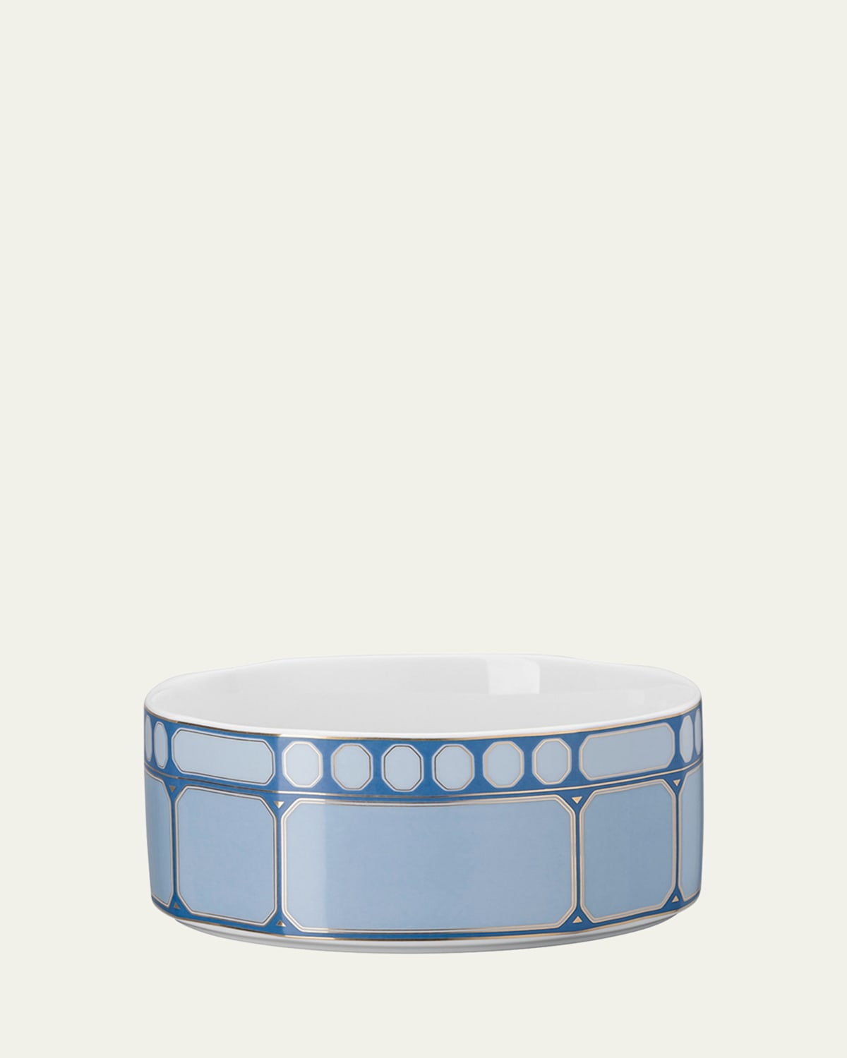 Swarovski Signum Cereal Bowl, 5.5" In Blue
