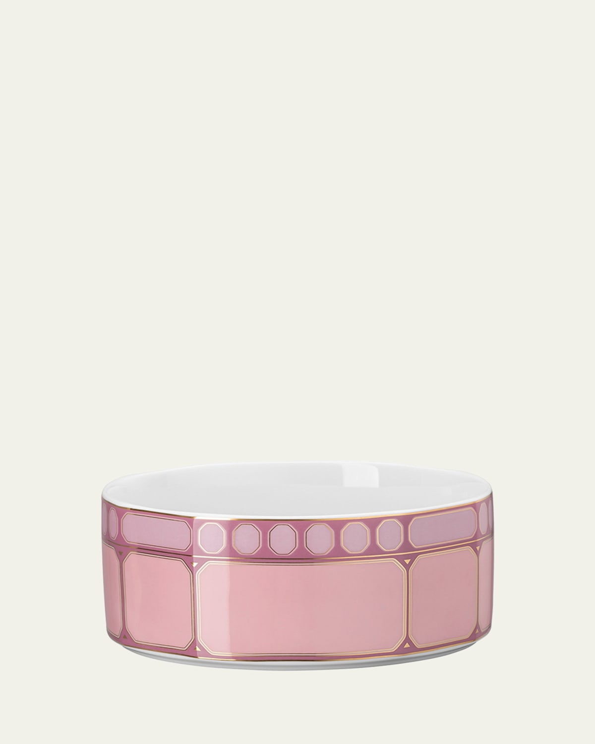 Swarovski Signum Cereal Bowl, 5.5" In Pink