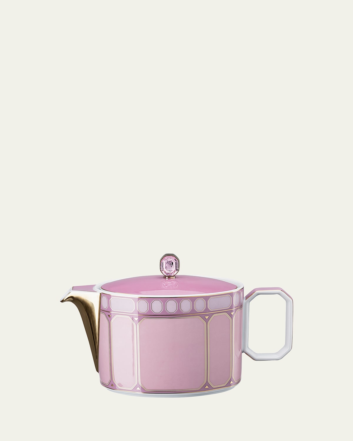 Swarovski Signum Small Teapot, 25 oz In Pink