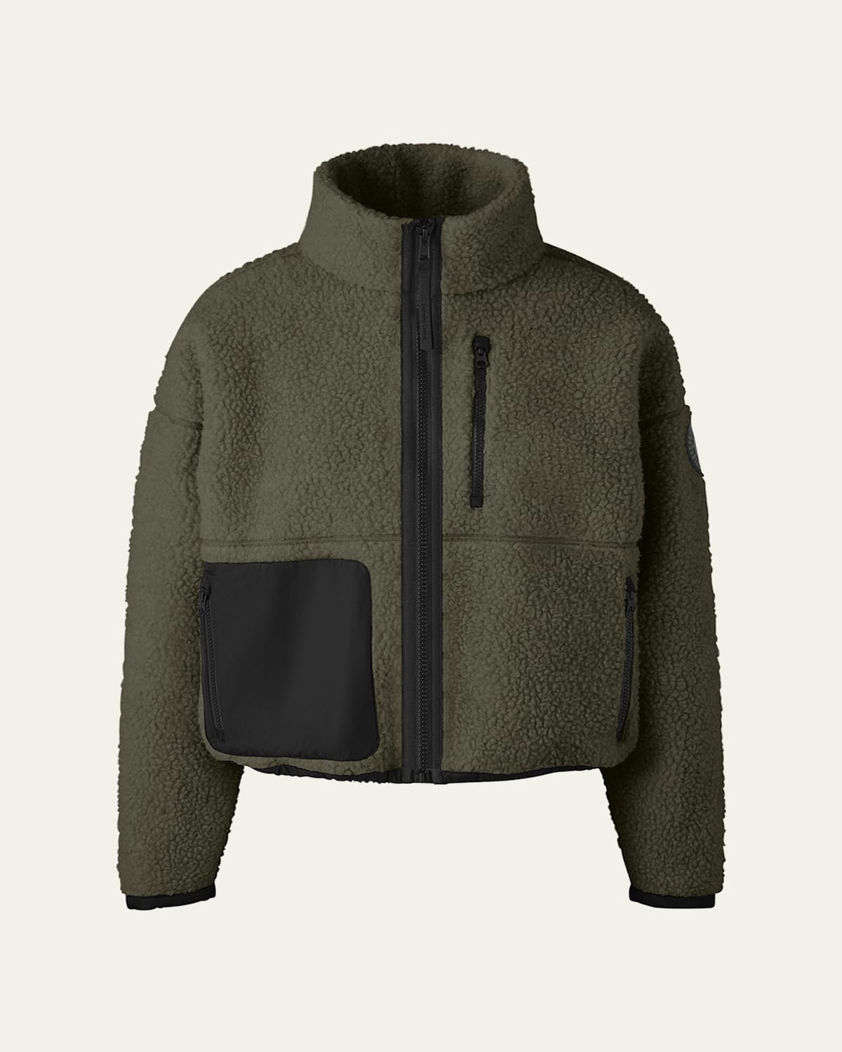 Canada Goose Simcoe Fleece Zip Jacket In Smokey Sage