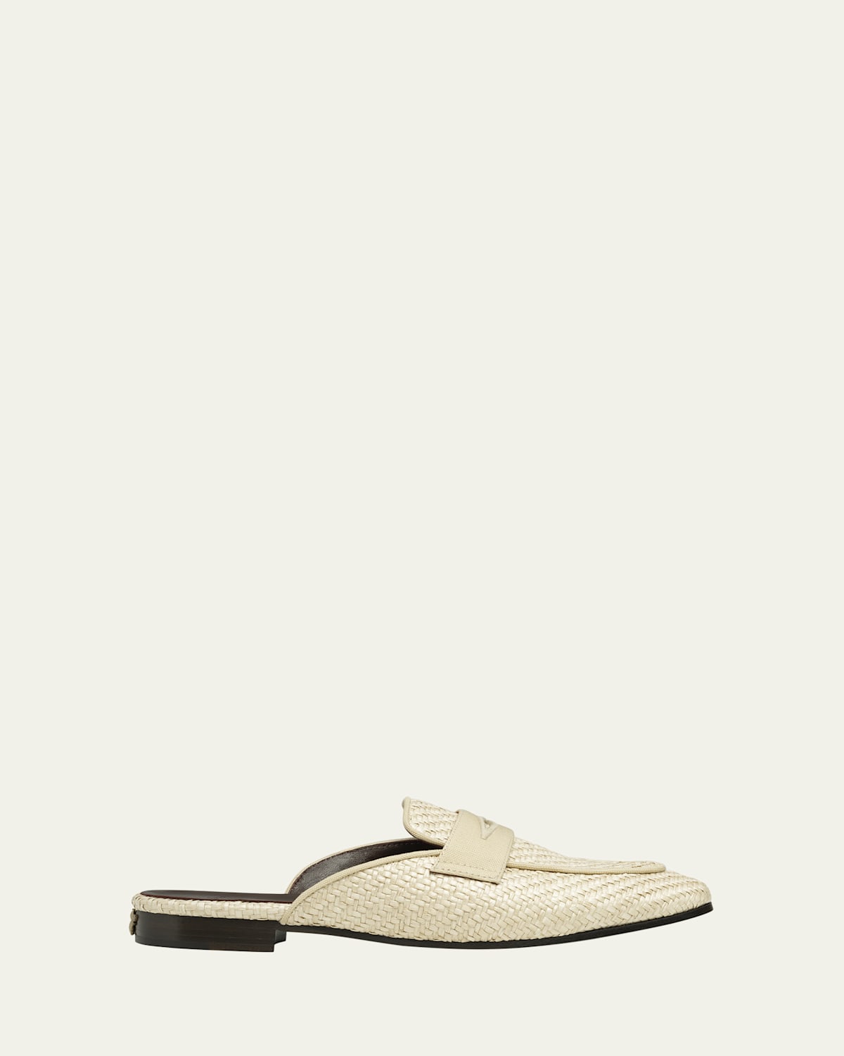 Woven Raffia Mules