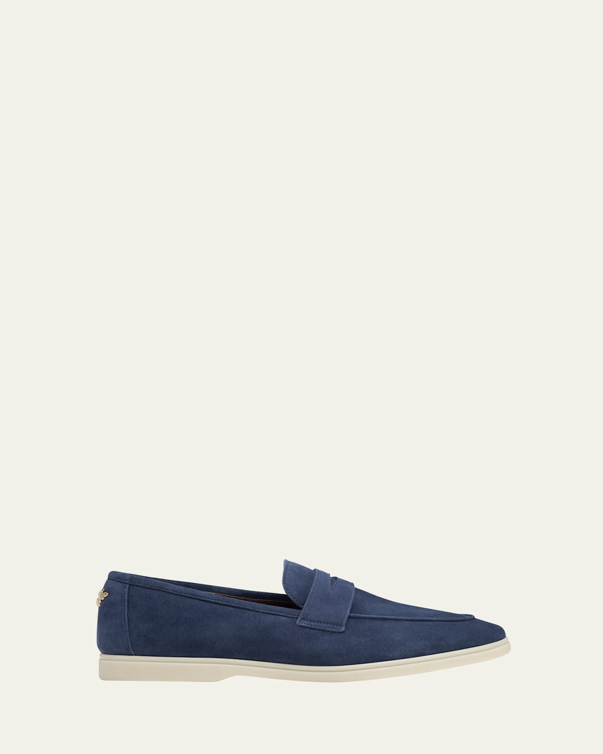 Sporty Suede Penny Loafers