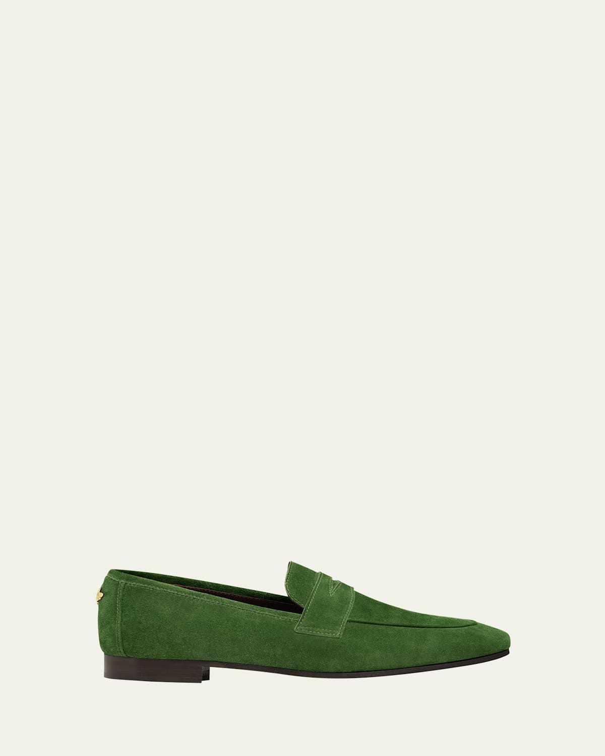 Flaneur Suede Penny Loafers