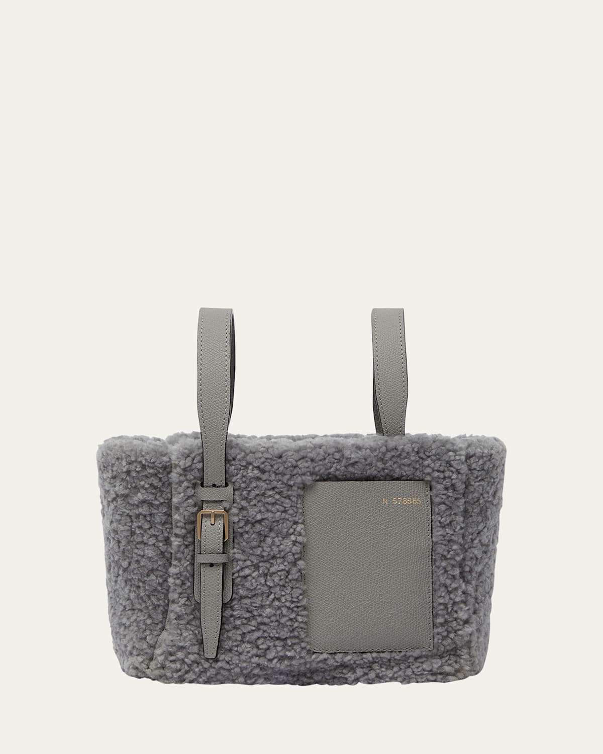 Bunny Mini Sheep Shearling Fur Tote Bag