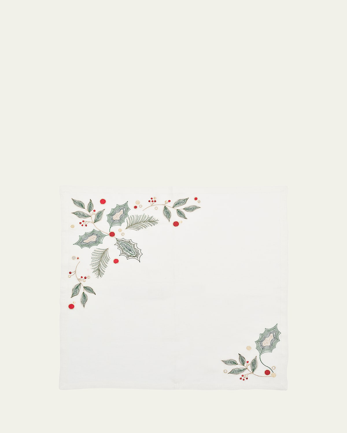 Holly and Sprig Napkin