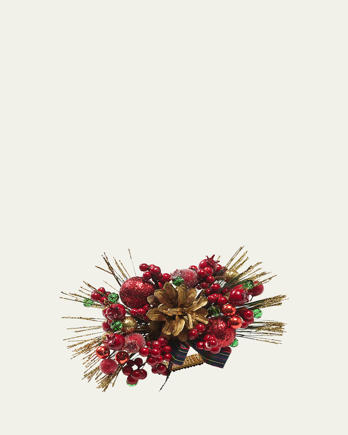 Holly and Sprig Napkin Ring