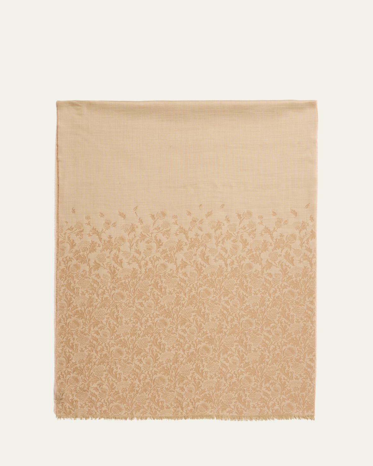 Printed Cashmere-Silk Scarf