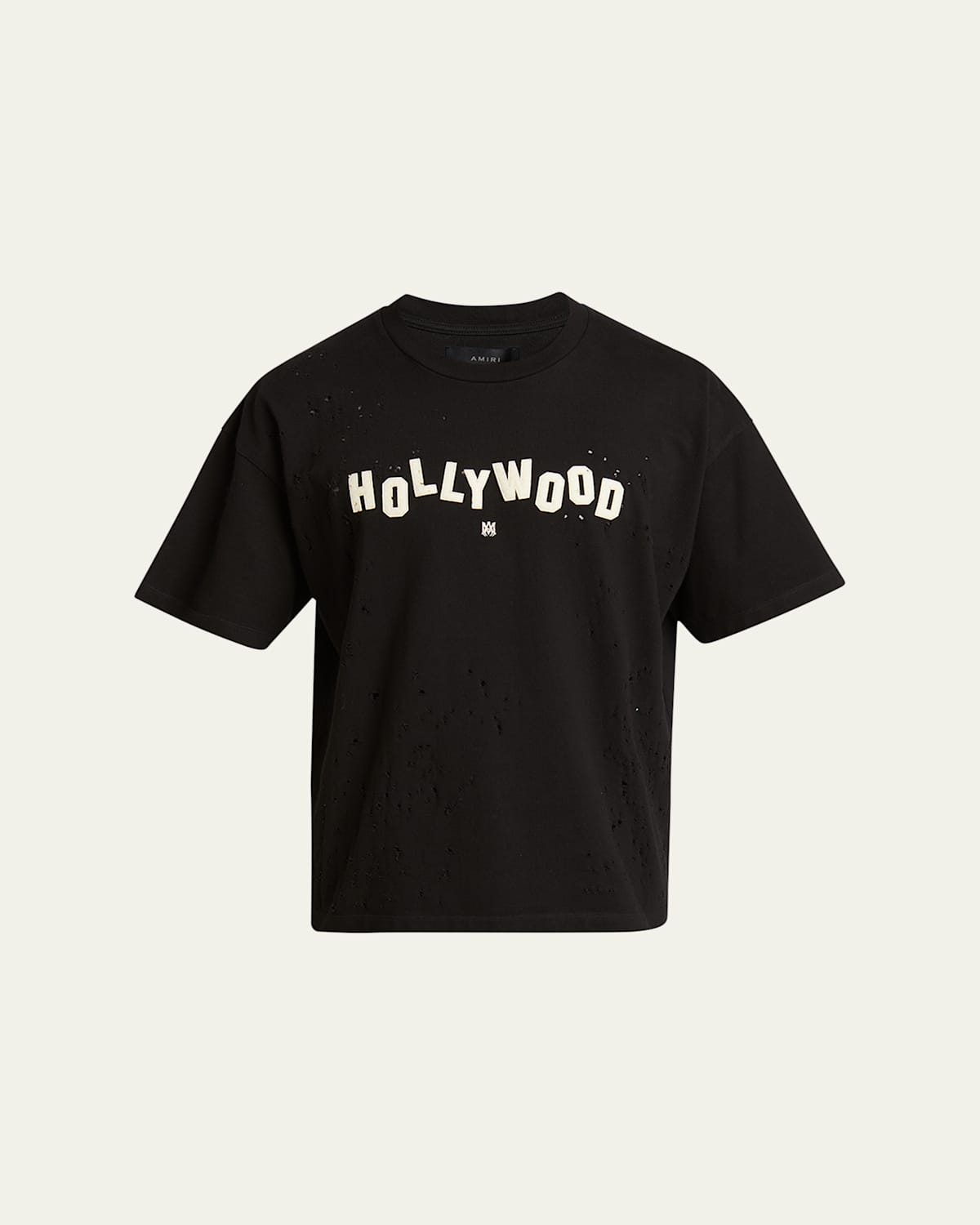 Shop Amiri Men's Hollywood Shotgun T-shirt In Black