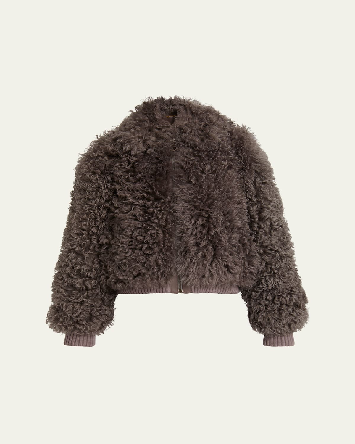 Curly Shearling Jacket