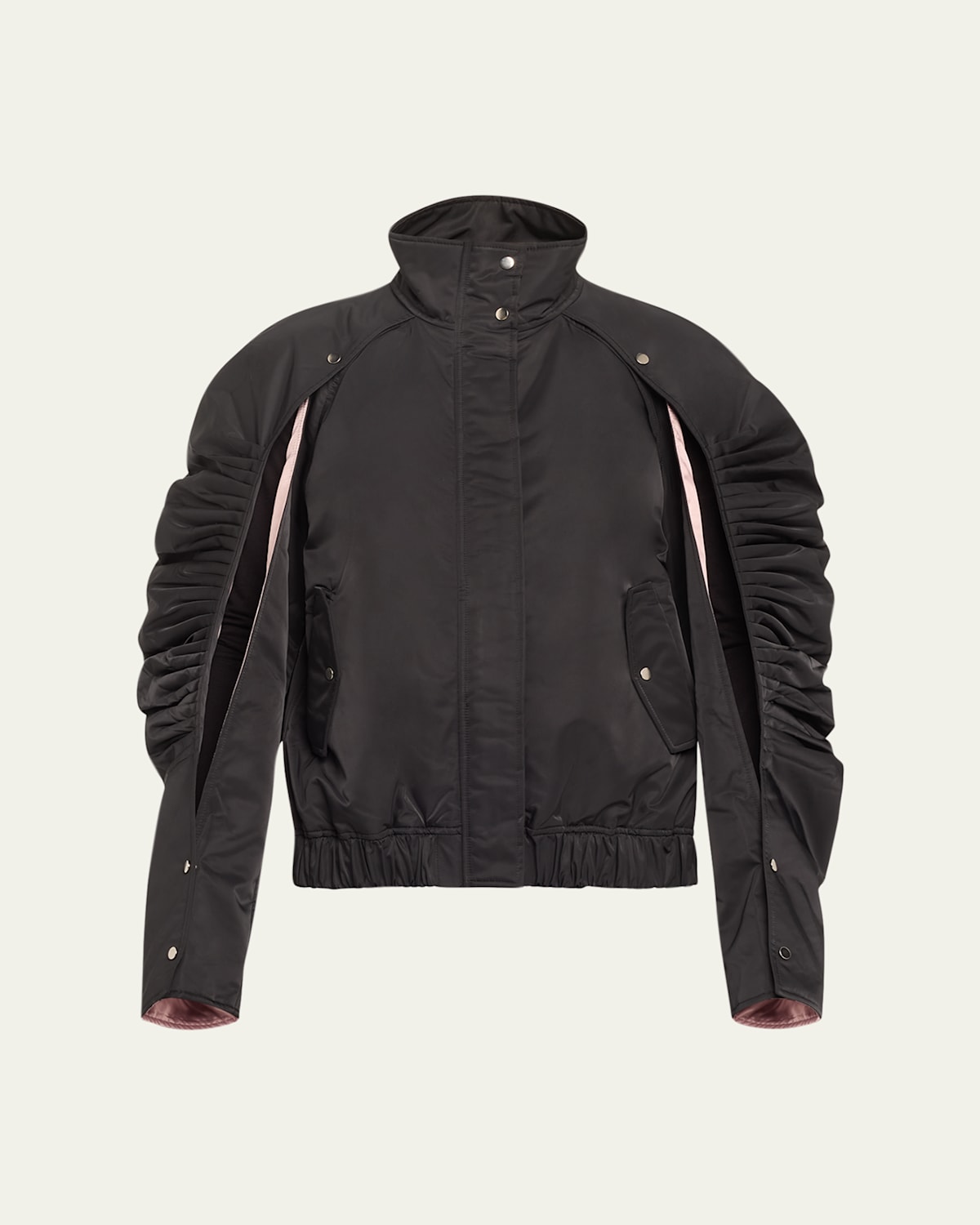 Decon High-Neck Crossover Bomber Jacket
