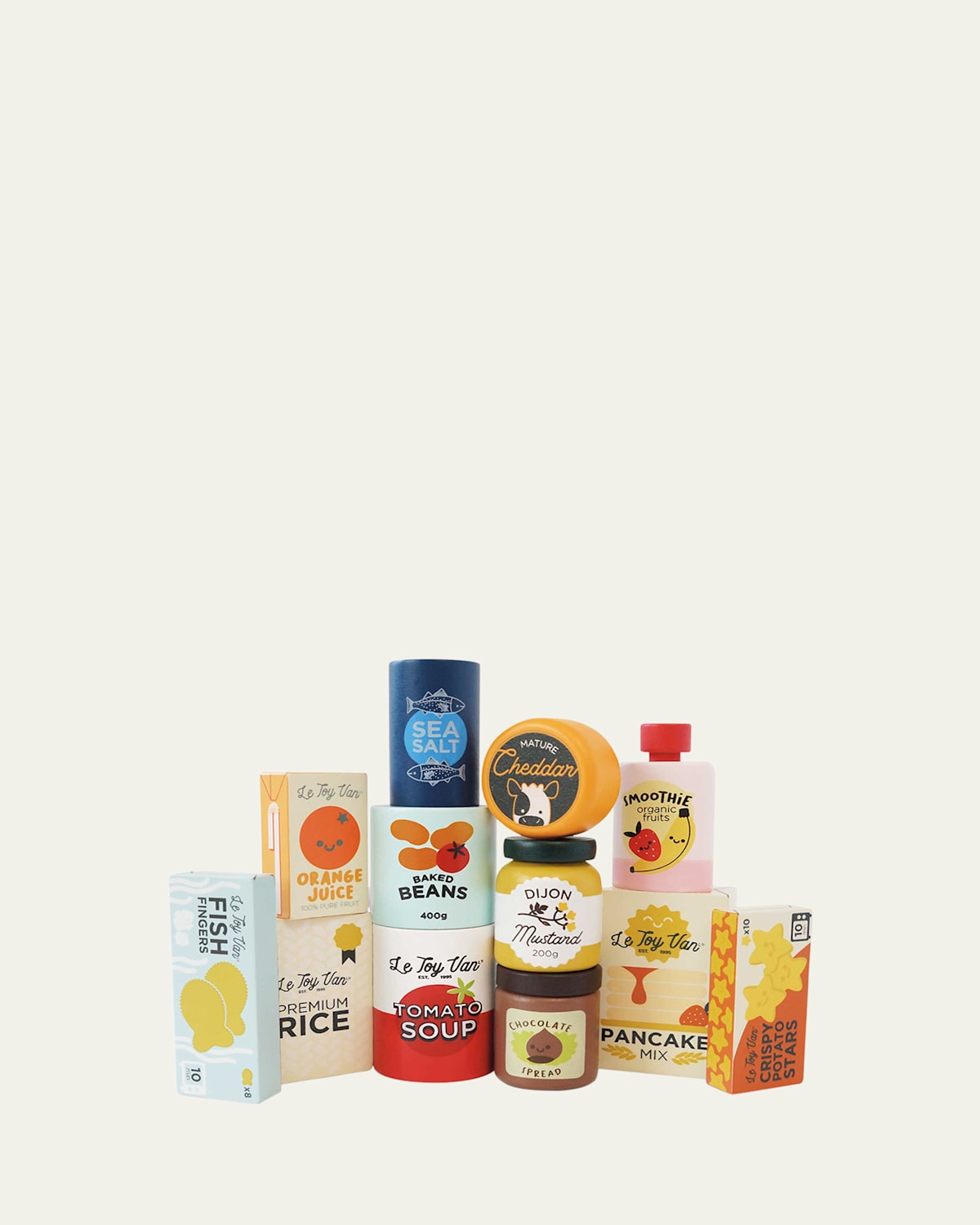 Le Toy Van Supermarket Grocery Weekly Shop 12 Piece Play Set