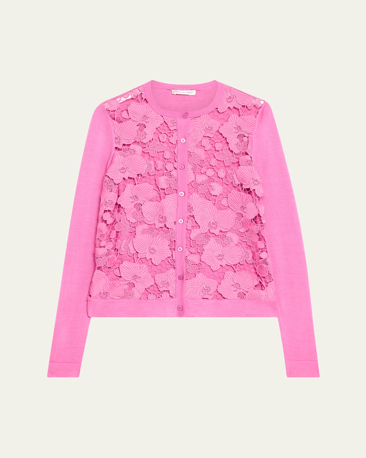 Orchid Guipure Inset Cardigan