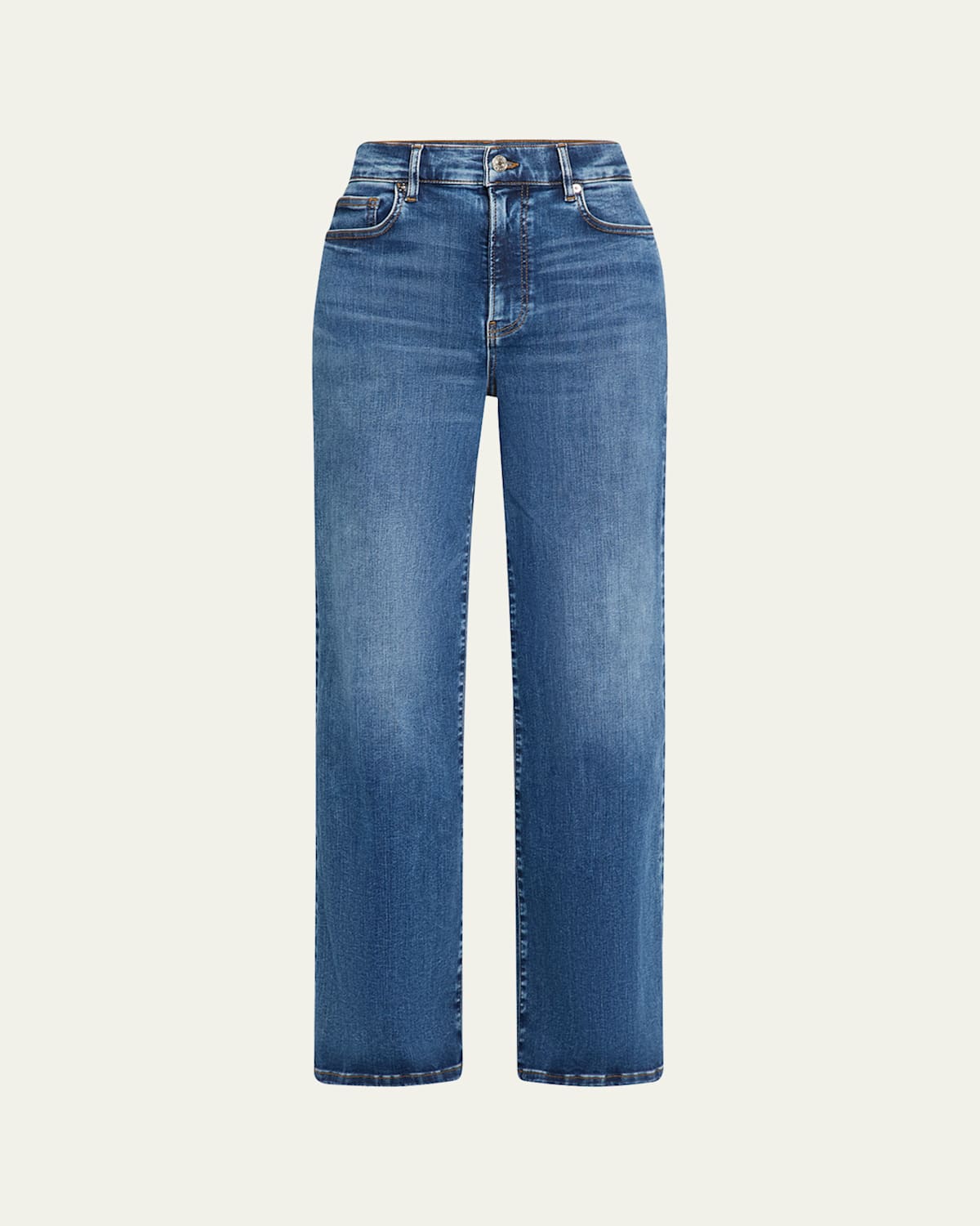 Frame Le Slim Palazzo Jeans In Skywalk