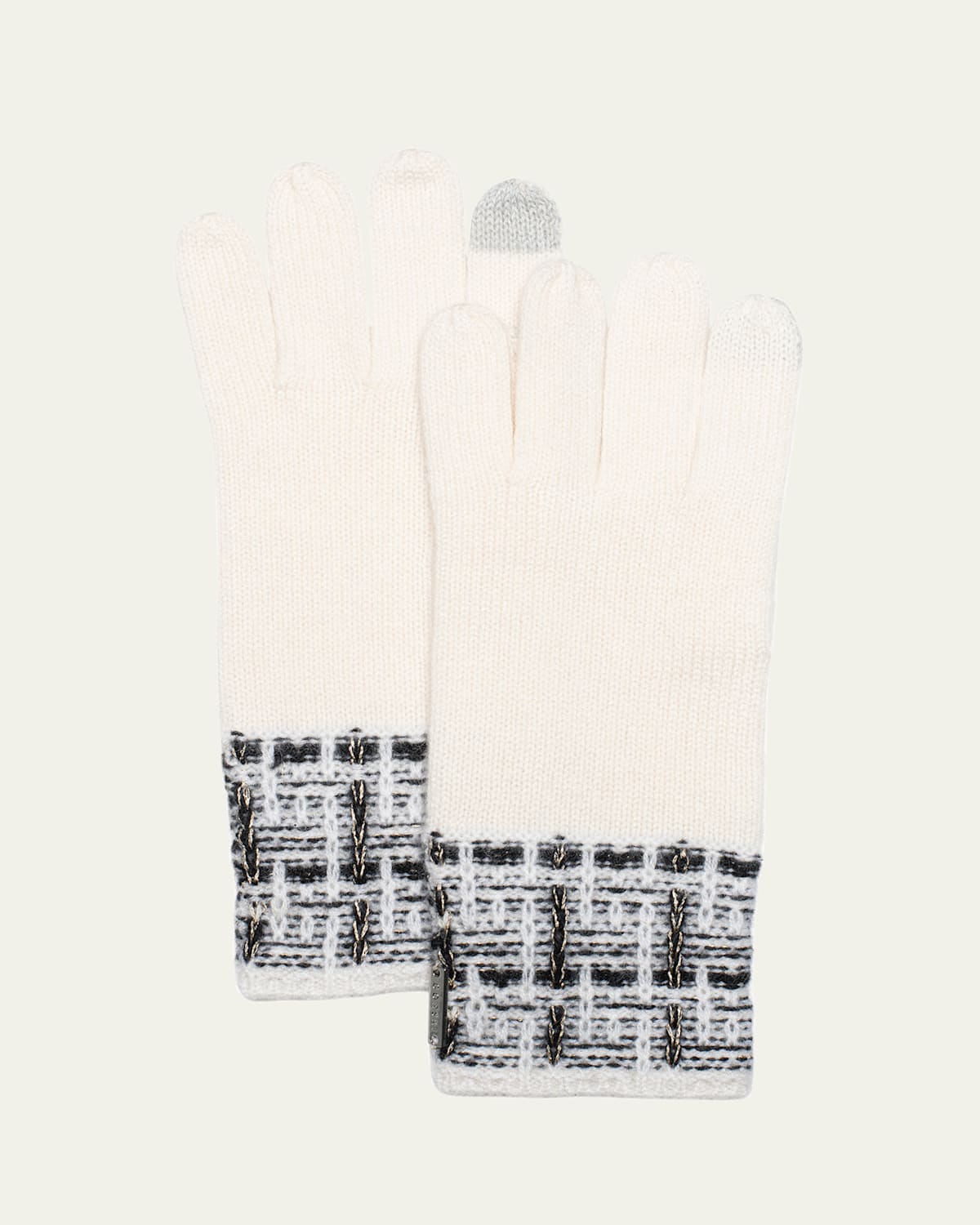Gorski Select Cashmere Knit Gloves | Thumbnail 4