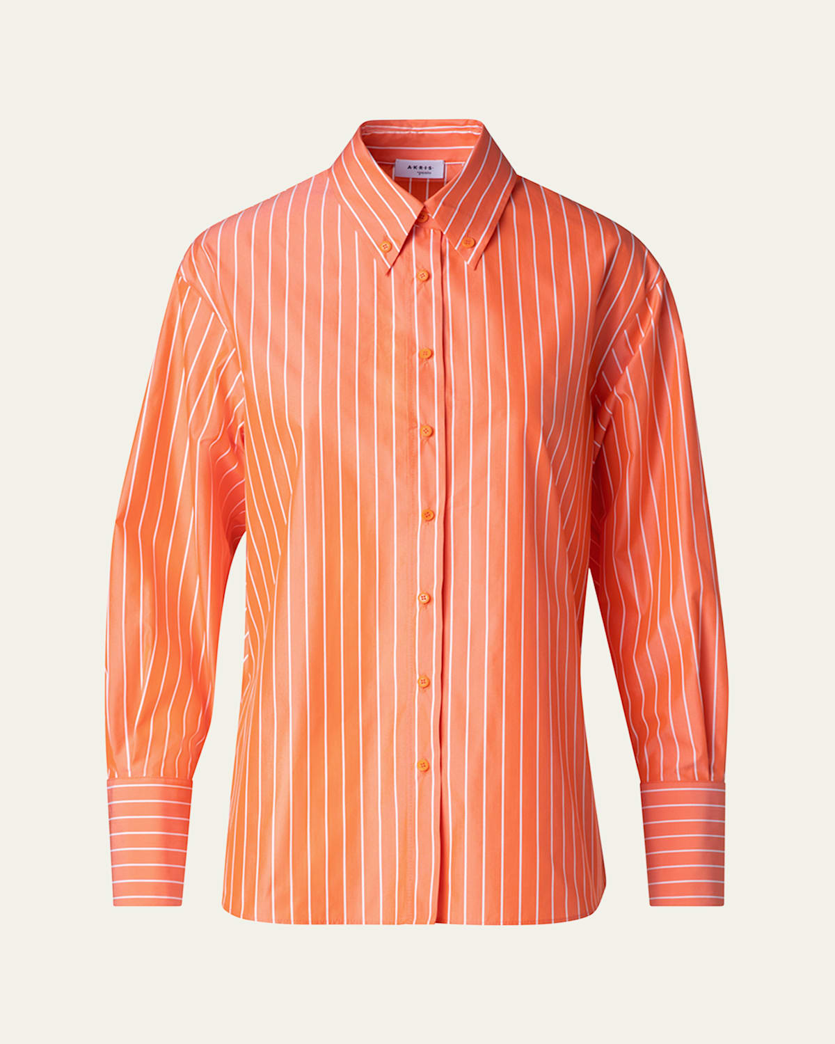 Striped Cotton Poplin Shirt