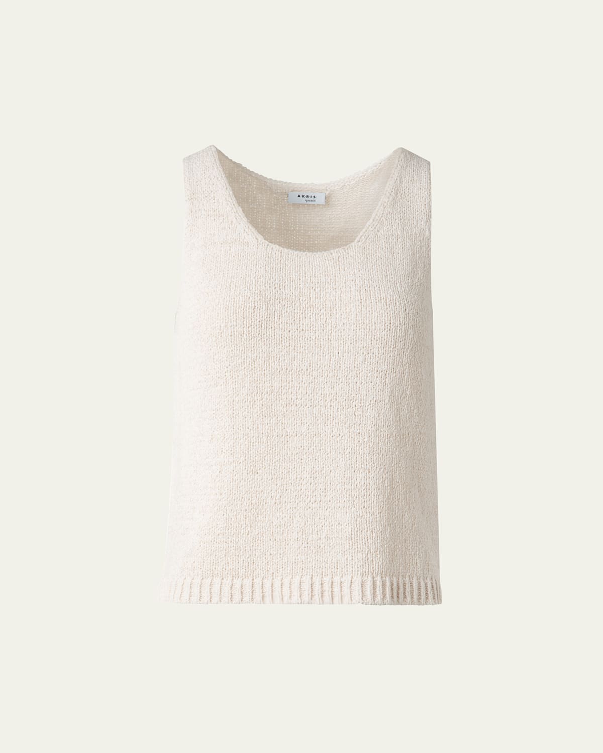 Summer Tweed Knit Sleeveless Top