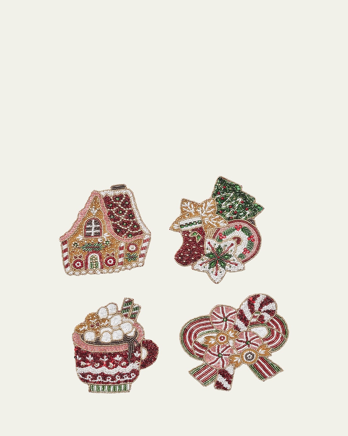 Holiday Treat Coasters, Set of 4