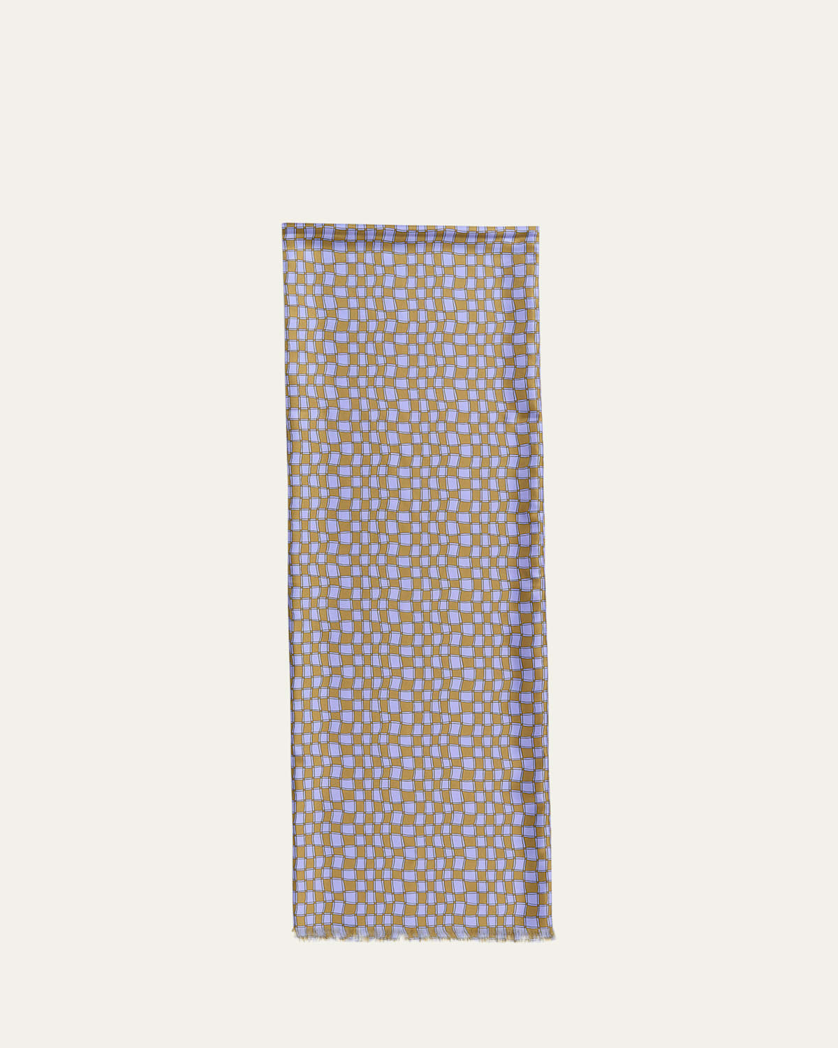 Men's Silk Square-Print Scarf