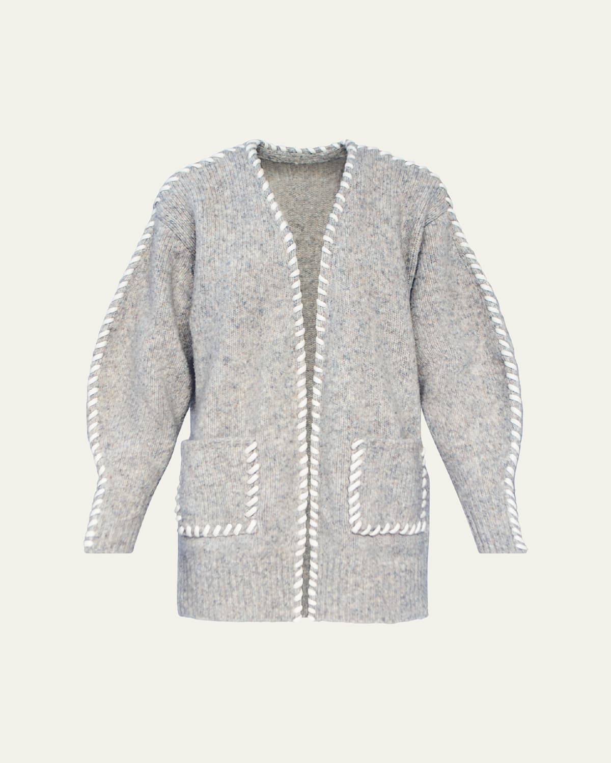 Aisling Camps Whip Stitch Merino Wool Cardigan