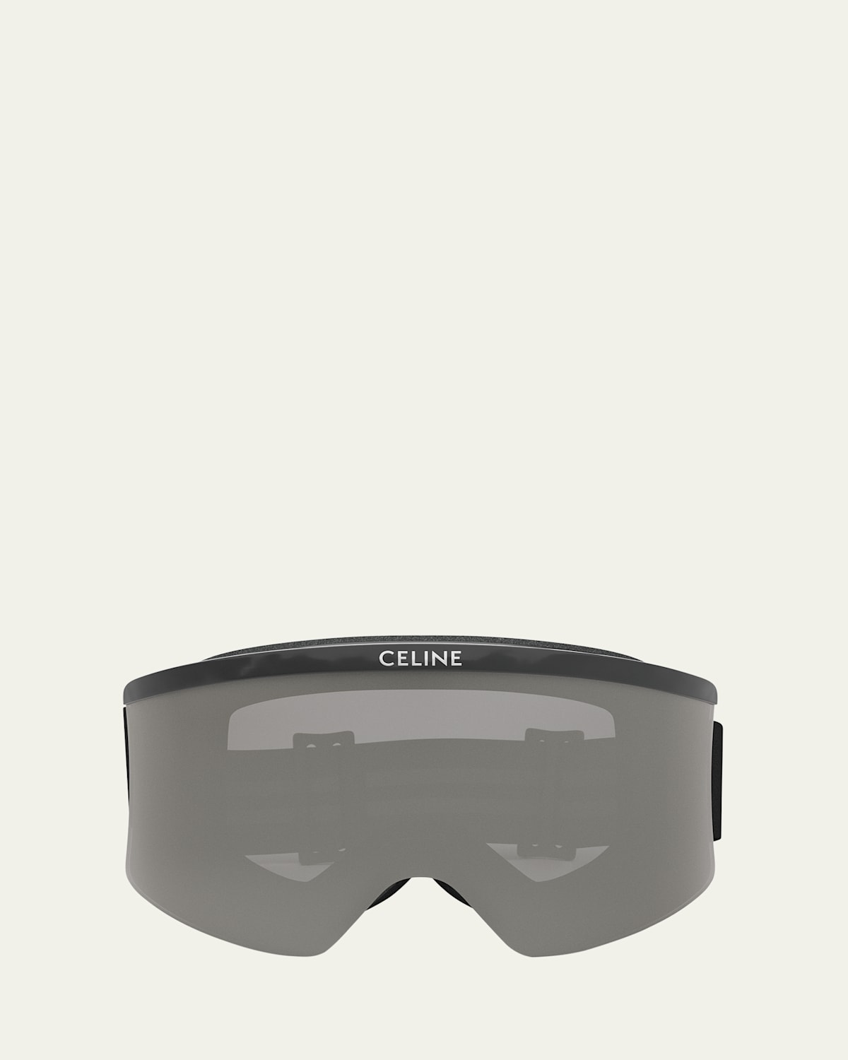 Monochrome Logo-Print Ski Goggles