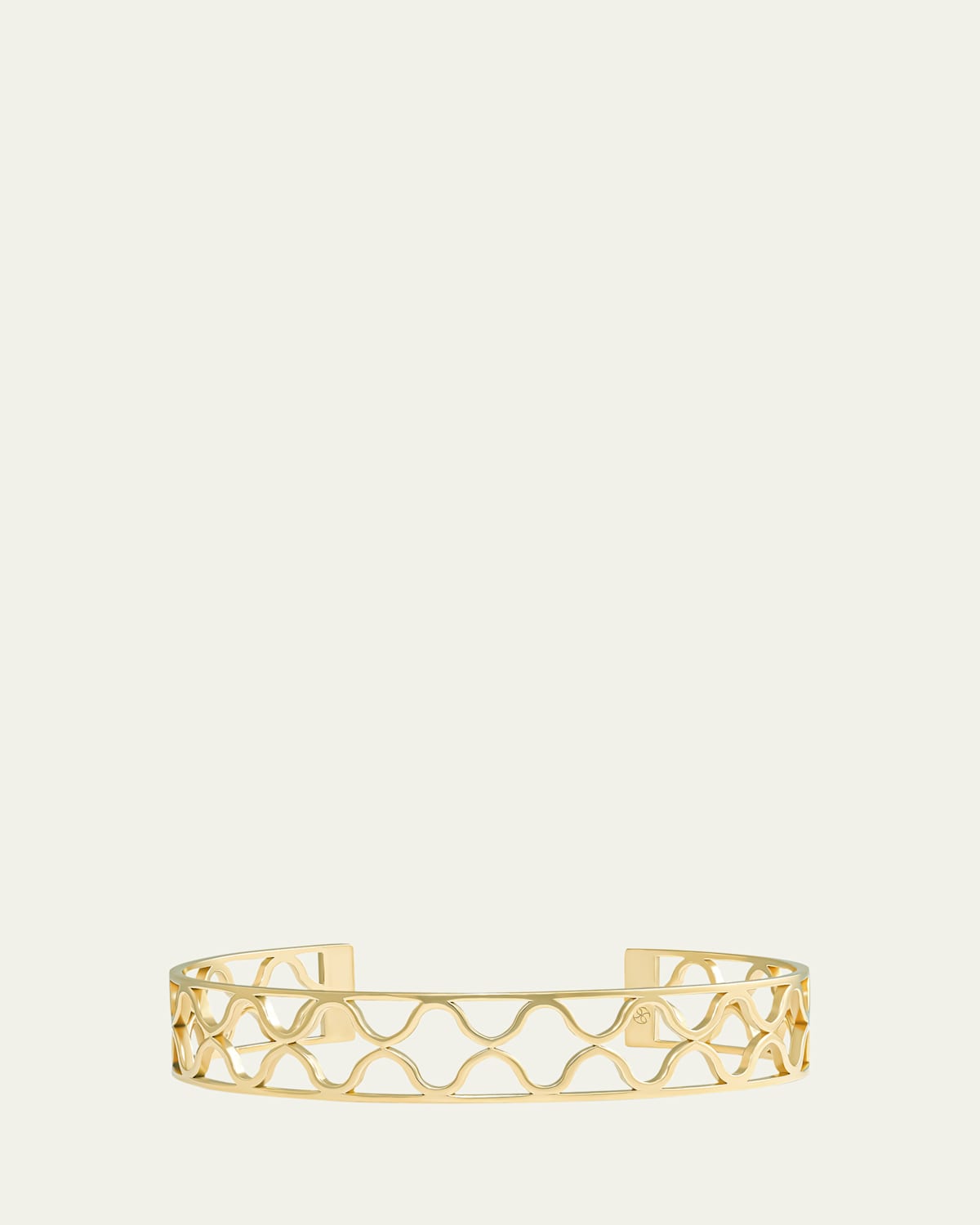 L. Klein Giulia 18K Yellow Gold Cuff Bracelet
